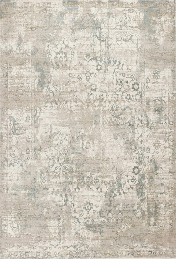 Rugs Ivory Area Rug 5'3" x 7'7" Polypropylene Ivory Area Rug 2788 HomeRoots