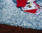 Rugs Ivory Area Rug - 5' x 7' Polyester Indigo/Ivory Heather Area Rug HomeRoots