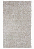 Rugs Ivory Area Rug - 5' x 7' Polyester Ivory Heather Area Rug HomeRoots