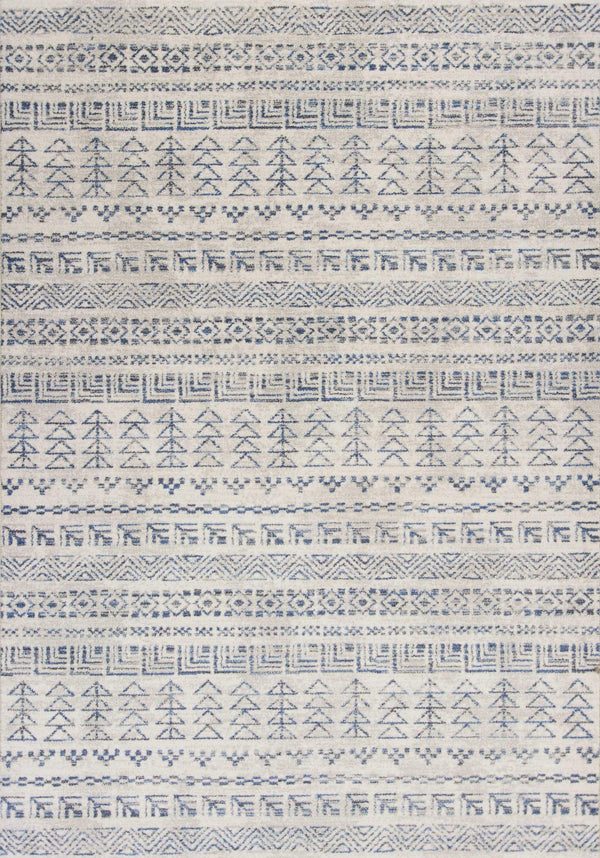Rugs Ivory Area Rug - 6'7" x 9'6" Polypropylene Ivory Area Rug HomeRoots