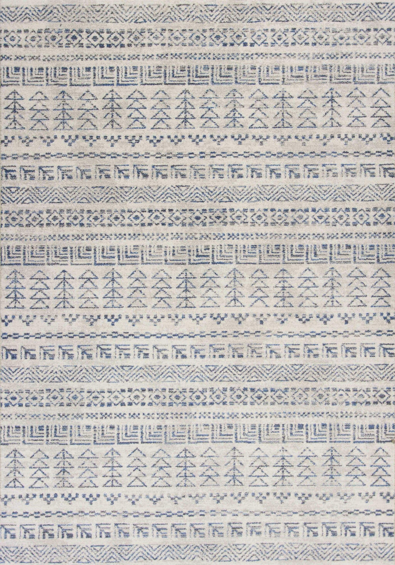 Rugs Ivory Area Rug - 6'7" x 9'6" Polypropylene Ivory Area Rug HomeRoots