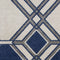 Rugs Ivory Area Rug - 6'7" x 9'6" UV-treated Polypropylene Ivory/Denim Area Rug HomeRoots