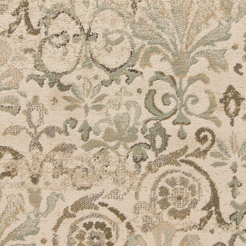 Rugs Ivory Rug - 5'3" x 7'8" Polypropylene Ivory Area Rug HomeRoots