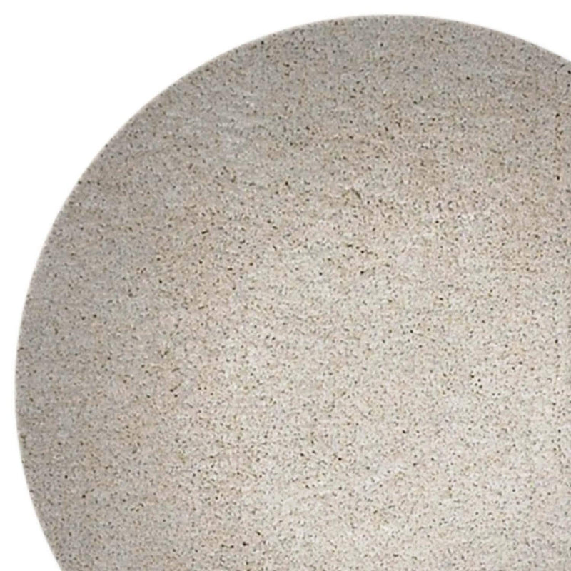 Rugs Ivory Rug - 8' Round Polyester Ivory Area Rug HomeRoots
