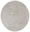 Rugs Ivory Rug - 8' Round Polyester Ivory Heather Area Rug HomeRoots