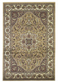 Rugs Ivory Rug - 9'10" X 13'2" Polypropylene Beige/Ivory Area Rug HomeRoots