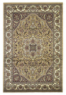 Rugs Ivory Rug - 9'10" X 13'2" Polypropylene Beige/Ivory Area Rug HomeRoots