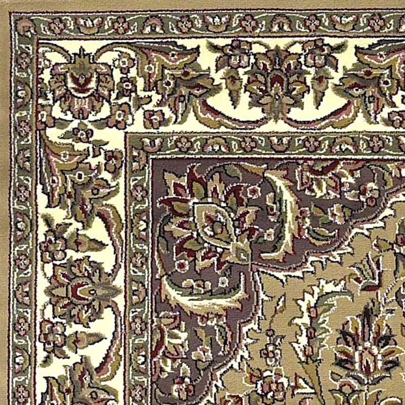 Rugs Ivory Rug - 9'10" X 13'2" Polypropylene Beige/Ivory Area Rug HomeRoots