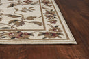 Rugs Ivory Rug - 9'10" X 13'2" Polypropylene Ivory Area Rug HomeRoots