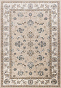 Rugs Ivory Rug - 9' x 12' Polypropylene Beige/Ivory Area Rug HomeRoots