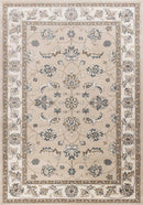 Rugs Ivory Rug - 9' x 12' Polypropylene Beige/Ivory Area Rug HomeRoots