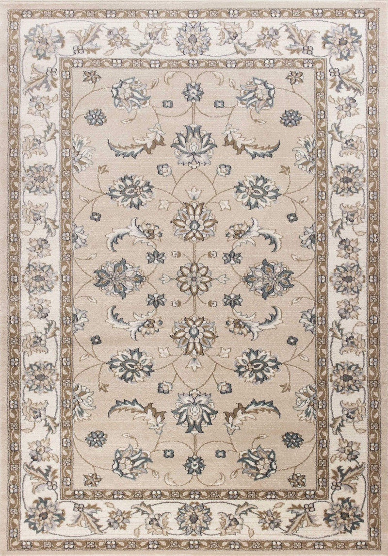 Rugs Ivory Rug - 9' x 12' Polypropylene Beige/Ivory Area Rug HomeRoots