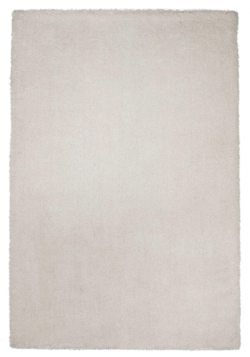 Rugs Ivory Rug - 9' x 13' Polyester Ivory Area Rug HomeRoots