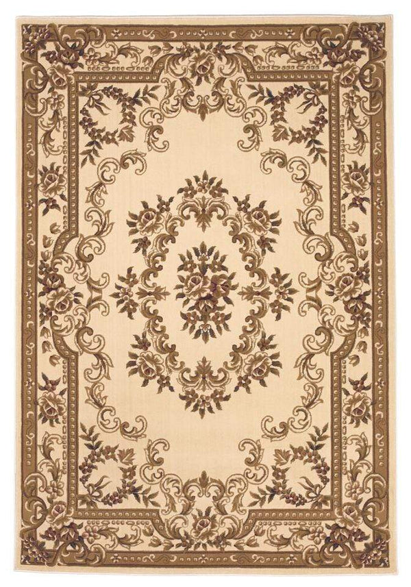 Rugs Ivory Shag Rug 2'3" x 3'3" Polypropylene Ivory Area Rug 3280 HomeRoots