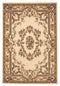 Rugs Ivory Shag Rug 2'3" x 3'3" Polypropylene Ivory Area Rug 3280 HomeRoots