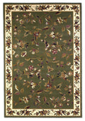 Rugs Ivory Shag Rug - 20" x 31" Polypropylene Sage/Ivory Area Rug HomeRoots