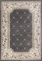 Rugs Ivory Shag Rug 3'3" x 5'3" Polypropylene Grey/Ivory Area Rug 3465 HomeRoots