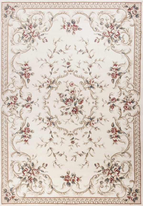 Rugs Ivory Shag Rug - 3'3" x 5'3" Polypropylene Ivory Area Rug HomeRoots