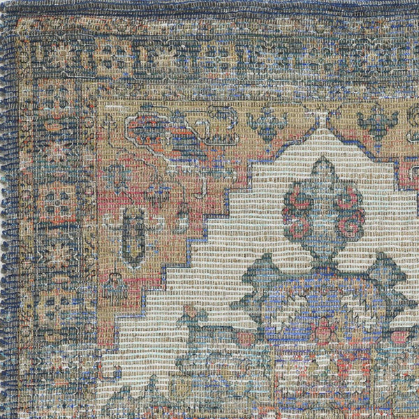 Rugs Jute Rug - 102" X 138" X 0.'25" Multi Jute / Polyester Rug HomeRoots