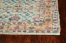 Rugs Jute Rug - 27" X 45" X 0.'25" Spa Jute / Polyester Rug HomeRoots