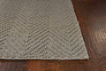 Rugs Jute Rug - 27" X 45" X 0.'5" Grey Jute Rug HomeRoots