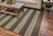 Rugs Jute Rug - 3'3" x 5'3" Jute Slate/Ivory Area Rug HomeRoots