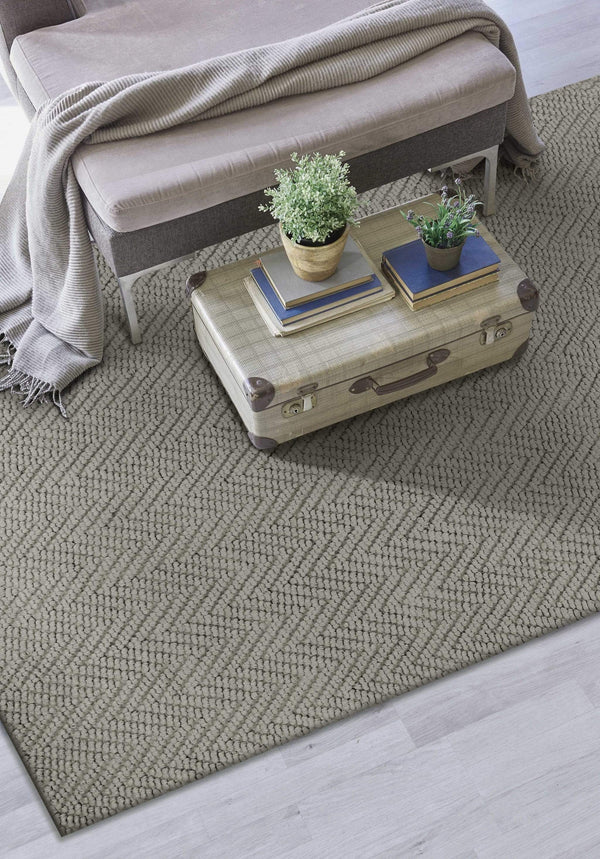 Rugs Jute Rug - 78" X 114" X 0.'5" Grey Jute Rug HomeRoots