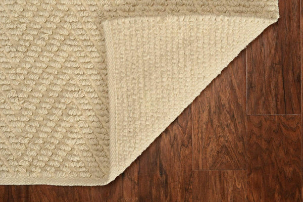 Rugs Jute Rug - 78" X 114" X 0.'5" Ivory Jute Rug HomeRoots