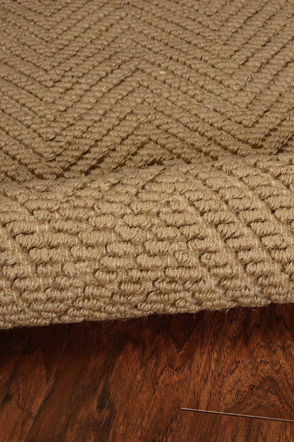 Rugs Jute Rug - 78" X 114" X 0.'5" Natural Jute Rug HomeRoots