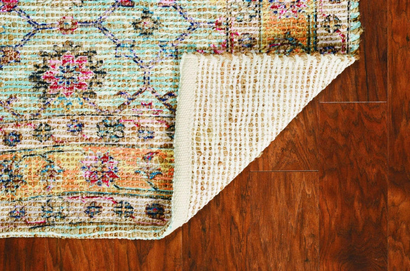 Rugs Jute Rug - 90" X 114" X 0.'25" Spa Jute / Polyester Rug HomeRoots