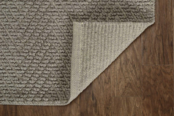 Rugs Jute Rug - 96" X 132" X 0.'5" Grey Jute Rug HomeRoots