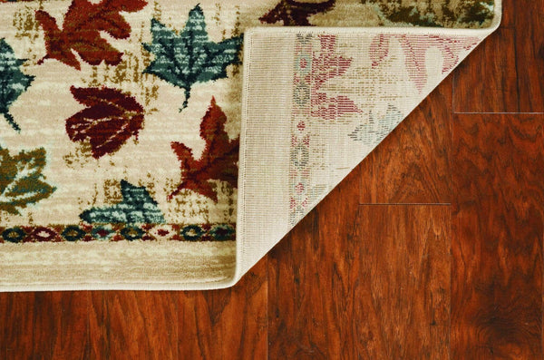 Rugs Kitchen Rugs - 108" X 144" X 0.'5" Ivory Polypropylene Rug HomeRoots