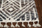 Rugs Kitchen Rugs - 26" X 90" X 1" Grey/Ivory Polyester Rug HomeRoots