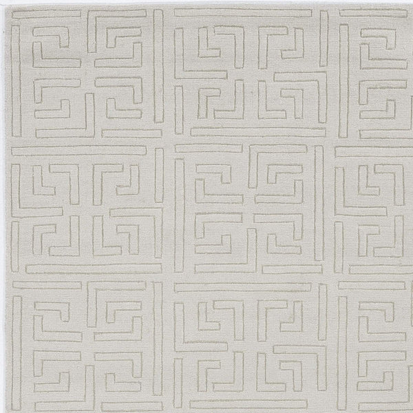 Rugs Kitchen Rugs - 90" X 114" X 0.'5" Ivory Polyester Rug HomeRoots