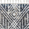 Rugs Kitchen Rugs - 94" X 126" X 1" Grey/Ivory Polyester Rug HomeRoots