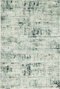 Rugs Kitchen Runner Rugs - 2'2" x 6'11" Runner Polypropylene and Viscose Ivory Silver Area Rug HomeRoots