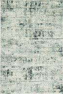 Rugs Kitchen Runner Rugs - 2'2" x 6'11" Runner Polypropylene and Viscose Ivory Silver Area Rug HomeRoots