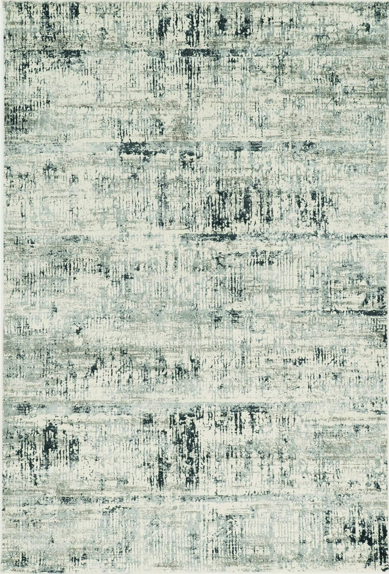 Rugs Kitchen Runner Rugs - 2'2" x 6'11" Runner Polypropylene and Viscose Ivory Silver Area Rug HomeRoots