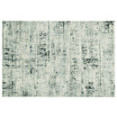 Rugs Kitchen Runner Rugs - 2'2" x 6'11" Runner Polypropylene and Viscose Ivory Silver Area Rug HomeRoots
