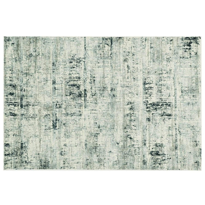 Rugs Kitchen Runner Rugs - 2'2" x 6'11" Runner Polypropylene and Viscose Ivory Silver Area Rug HomeRoots