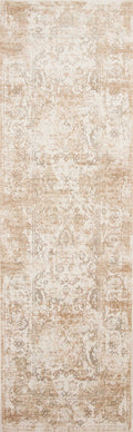 Rugs Kitchen Runner Rugs - 2'2" x 6'11" Runner Polypropylene Beige Area Rug HomeRoots