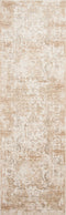 Rugs Kitchen Runner Rugs - 2'2" x 6'11" Runner Polypropylene Beige Area Rug HomeRoots