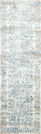 Rugs Kitchen Runner Rugs - 2'2" x 6'11" Runner Polypropylene Ivory/Blue Area Rug HomeRoots