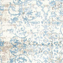 Rugs Kitchen Runner Rugs - 2'2" x 6'11" Runner Polypropylene Ivory/Blue Area Rug HomeRoots