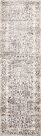 Rugs Kitchen Runner Rugs - 2'2" x 6'11" Runner Polypropylene Ivory/Grey Area Rug HomeRoots