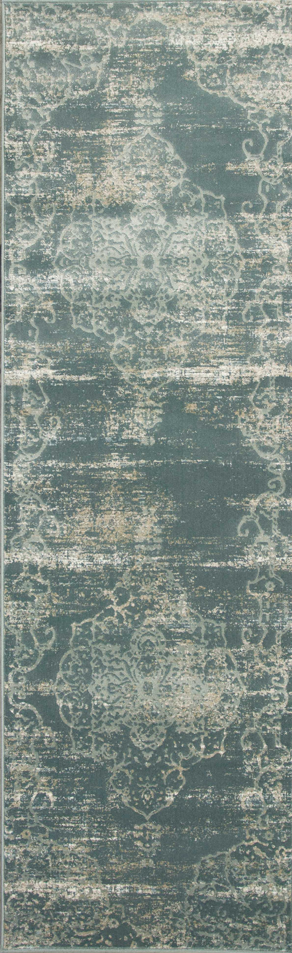 Rugs Kitchen Runner Rugs - 2'2" x 6'11" Runner Polypropylene Slate Area Rug HomeRoots