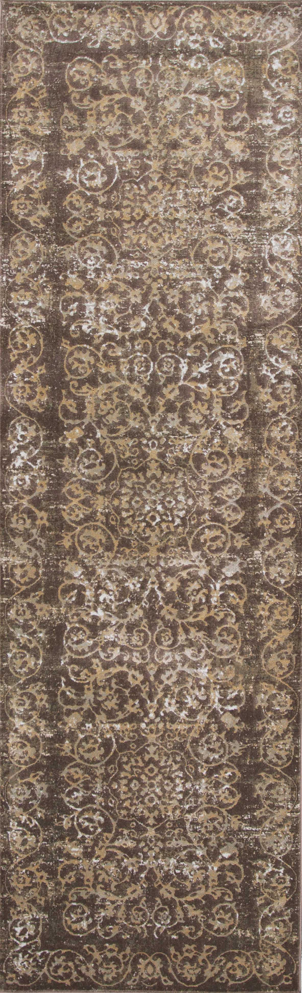 Rugs Kitchen Runner Rugs - 2'2" x 6'11" Runner Polypropylene Taupe Area Rug HomeRoots