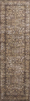 Rugs Kitchen Runner Rugs - 2'2" x 6'11" Runner Polypropylene Taupe Area Rug HomeRoots