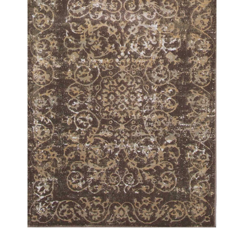 Rugs Kitchen Runner Rugs - 2'2" x 6'11" Runner Polypropylene Taupe Area Rug HomeRoots