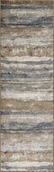 Rugs Kitchen Runner Rugs - 2'2"X 6'11" Runner Viscose Ivory/Blue Area Rug HomeRoots